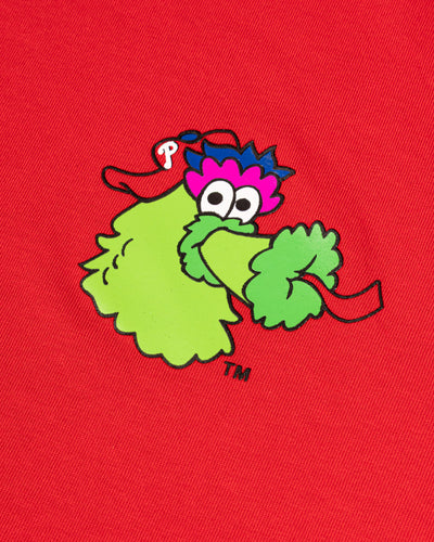 Mascot Bobblehead T-Shirt (Red) - Philadelphia Phillies - Baseballism Online