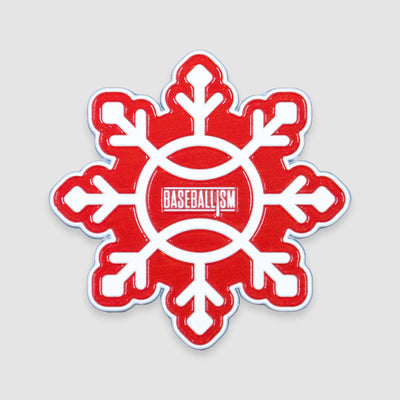 Pin of the Month - December 2023 - Snowflake Ball - Baseballism Online