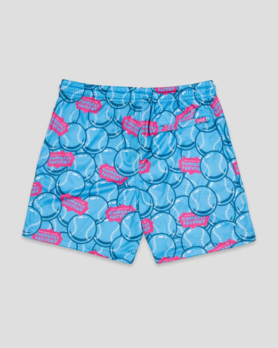 Gumball Factory Diamond Air Mesh Shorts - Light Blue - Baseballism Online
