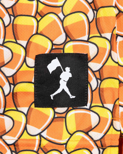 Candy Corn Mesh Shorts - Baseballism Online