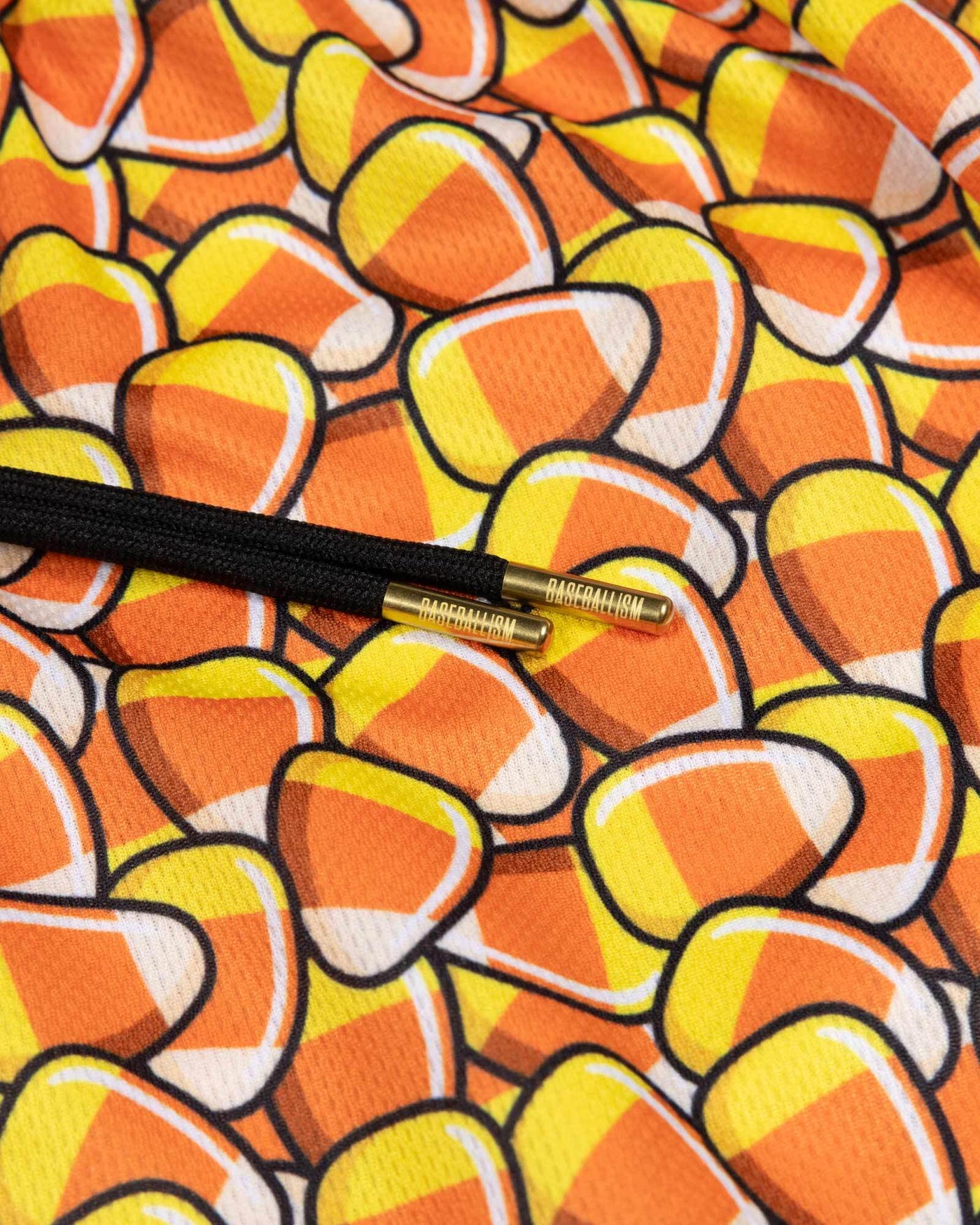 Candy Corn Mesh Shorts - Youth