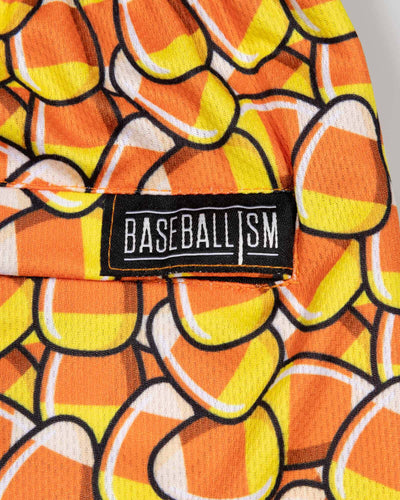 Candy Corn Mesh Shorts - Youth