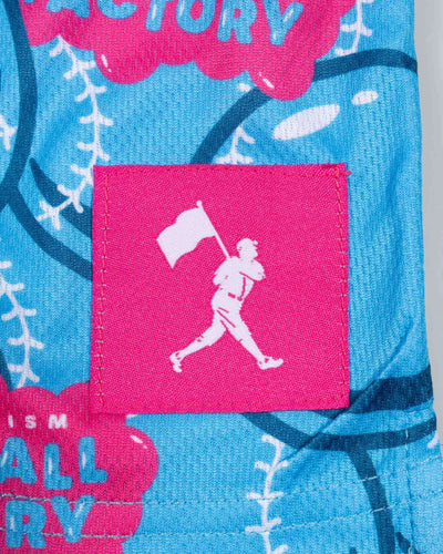 Gumball Factory Diamond Air Mesh Shorts - Light Blue - Baseballism Online