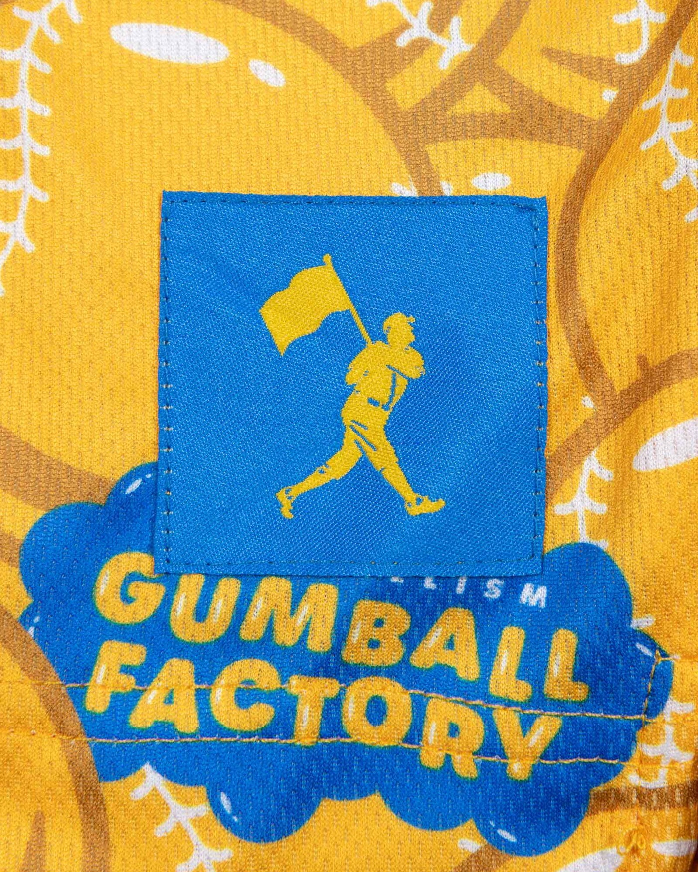 Gumball Factory Diamond Air Mesh Shorts - Yellow - Baseballism Online