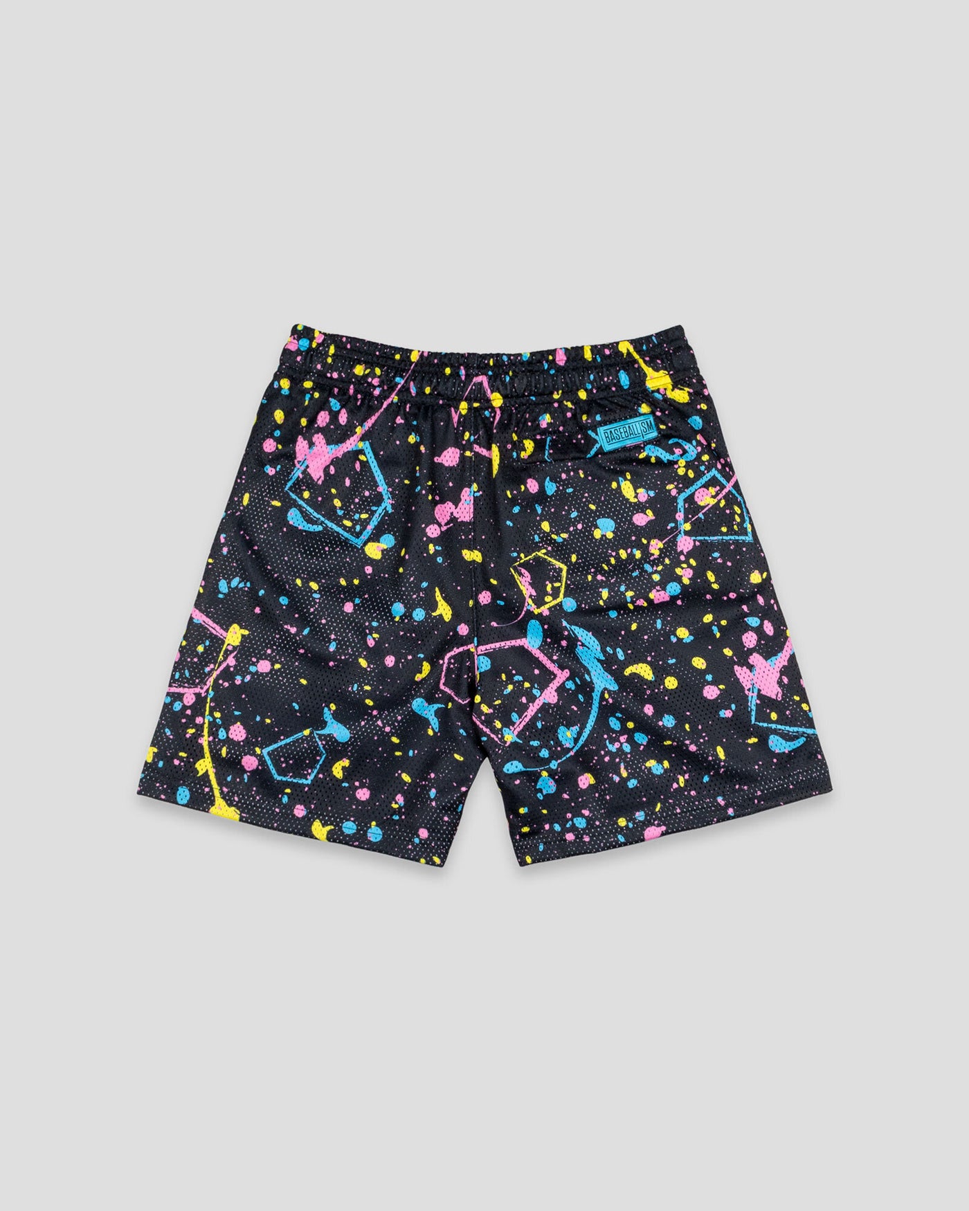 Pitchers That Paint Diamond Pro Mesh Shorts (Black) - Youth