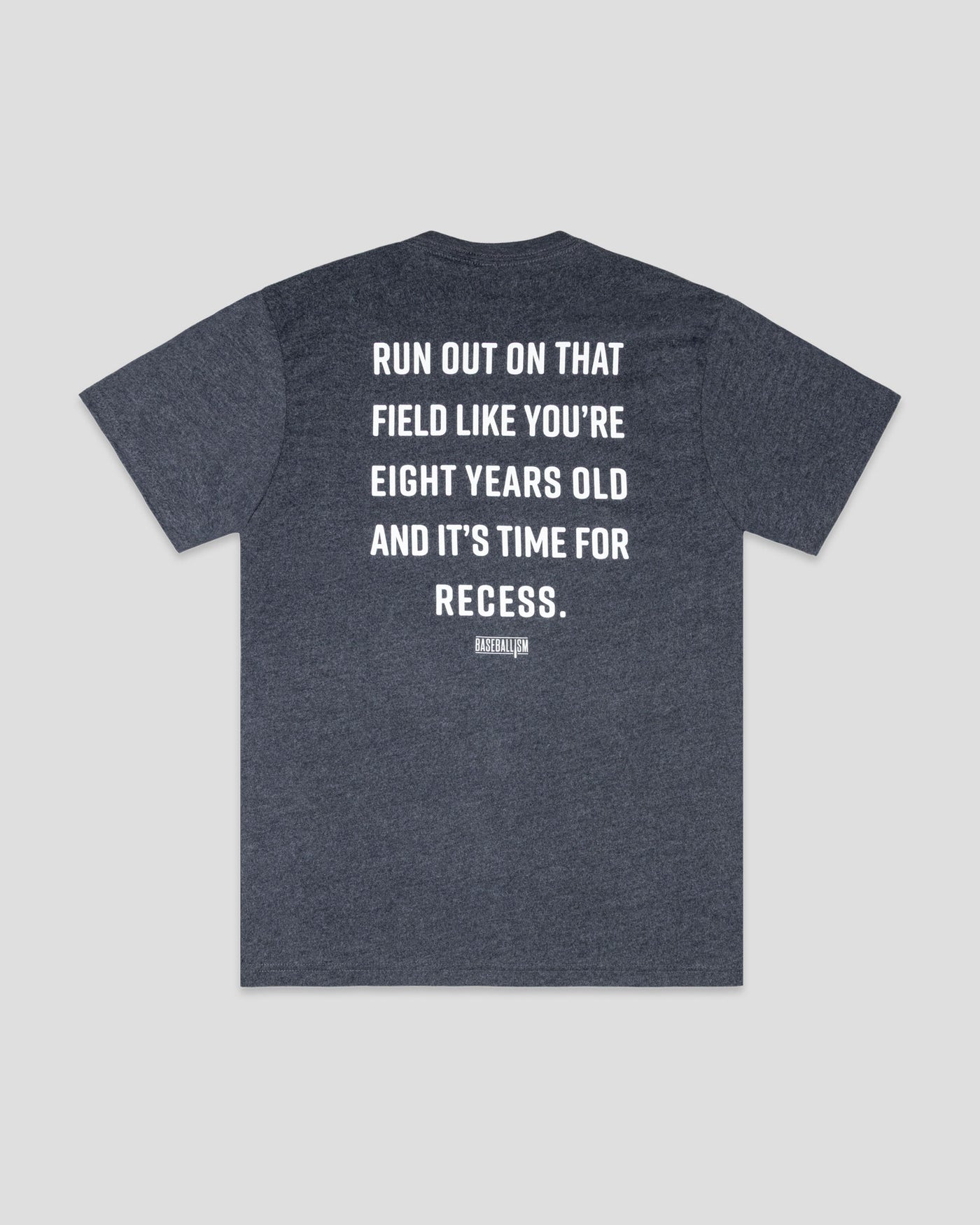 Recess T-Shirt - Charcoal - Baseballism Online