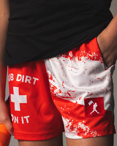 Rub Dirt Diamond Air Mesh Shorts - Youth