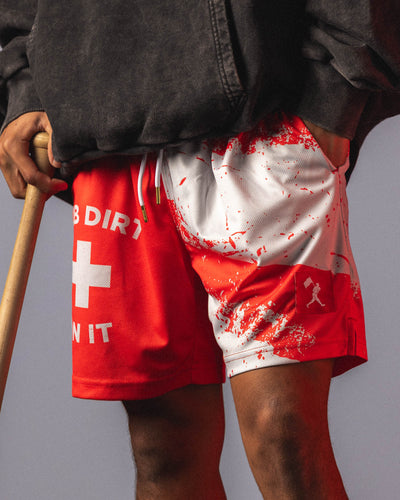 Rub Dirt Diamond Air Mesh Shorts