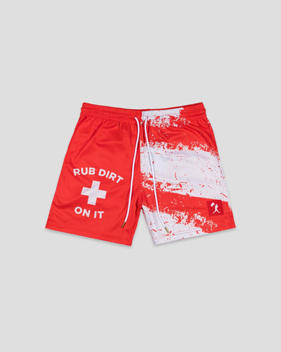 Rub Dirt Diamond Air Mesh Shorts - Youth - Baseballism Online