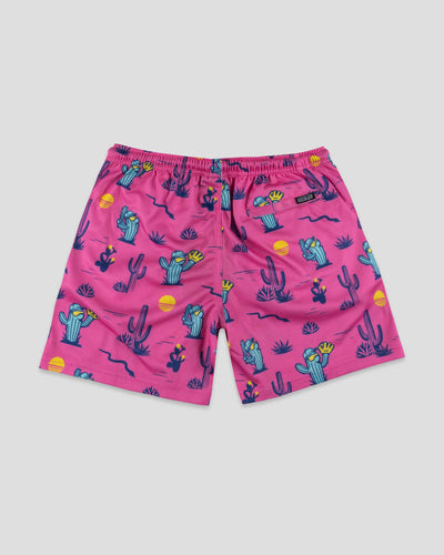 Spring Ball Cactus Diamond Air Mesh Shorts - Pink - Baseballism Online