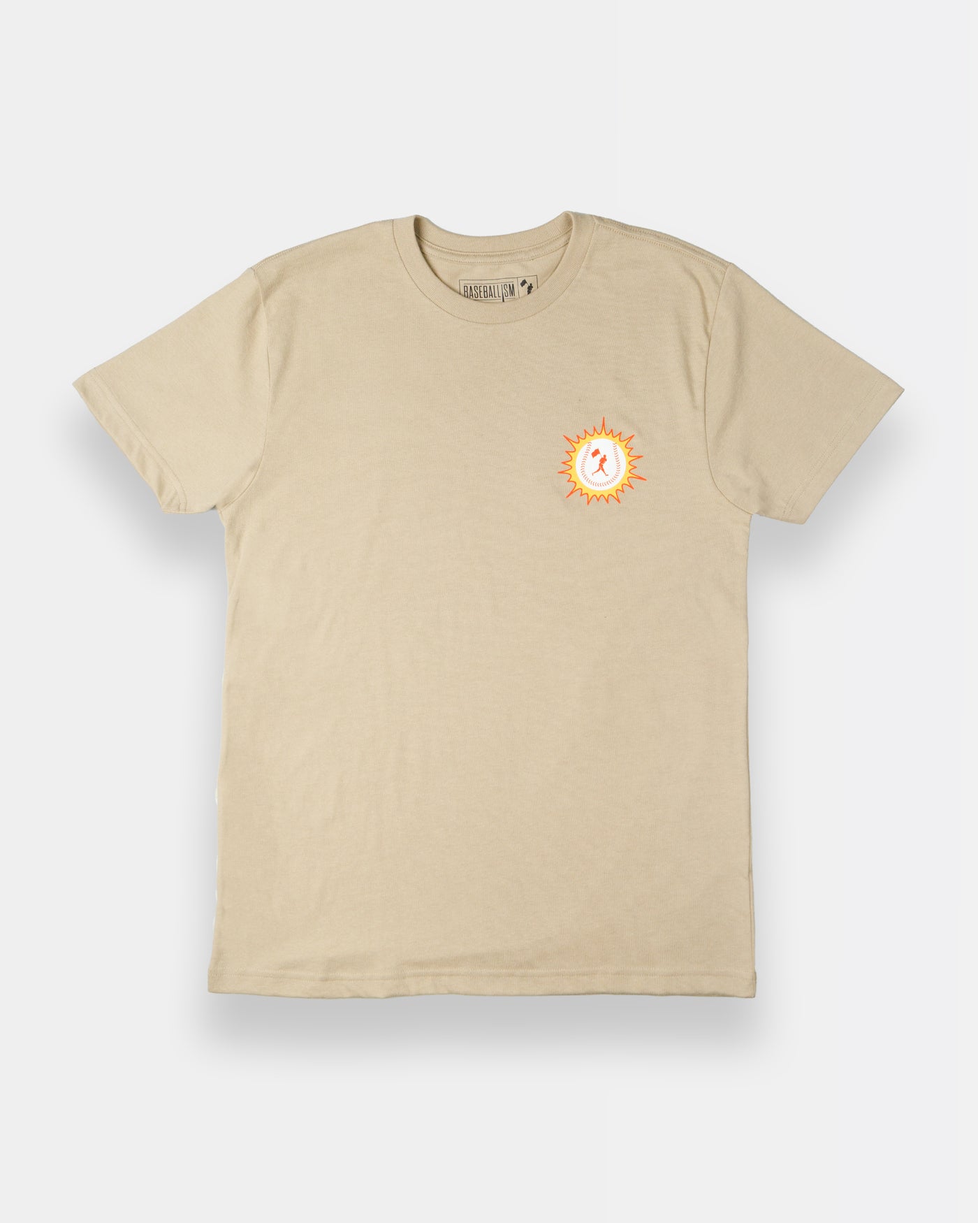 Sunny Days and Double Plays T-Shirt - Tan | Baseballism Online