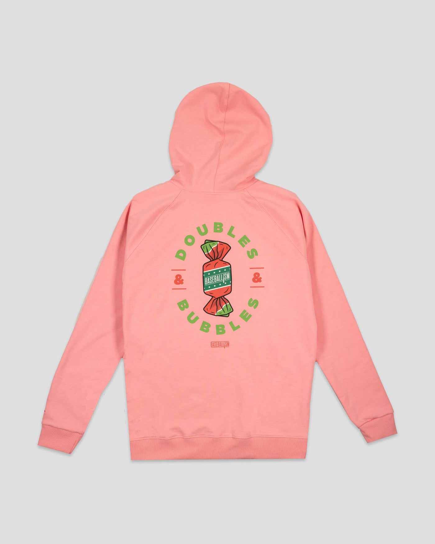 Doubles and Bubbles Hoodie - Walk-Off Watermelon - Baseballism Online