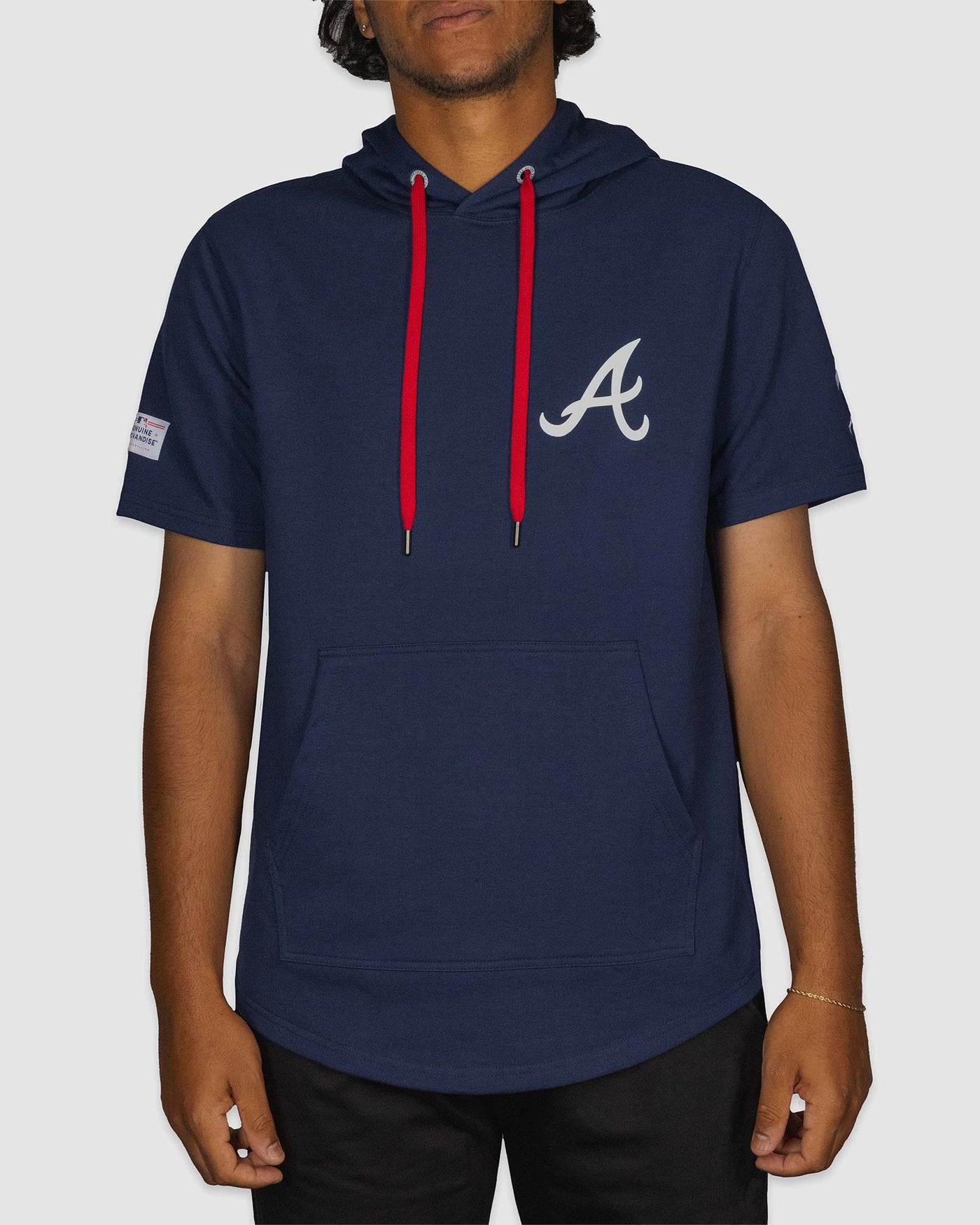 Short Sleeve Hoodie Atlanta Braves Baseballism Online