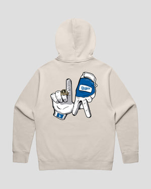 LA Gloves '24 World Series Edition Relaxed Fit Hoodie - Los Angeles Dodgers (PREORDER SHIP DATE 1/16/2025) - Baseballism Online