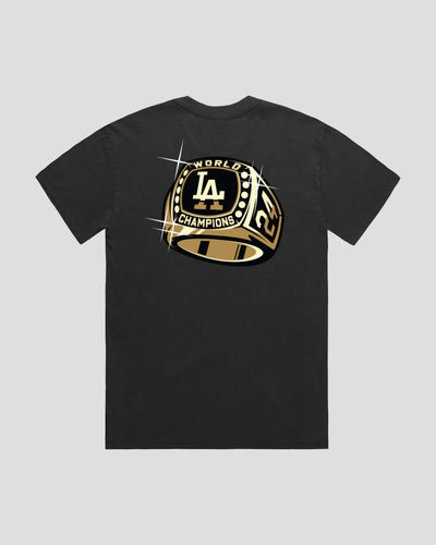 World Champs Oversized Cotton Tee - Los Angeles Dodgers (PREORDER SHIP DATE 1/16/2025) - Baseballism Online