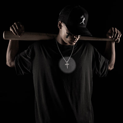 Warrior Eye Black Cross Necklace - Youth