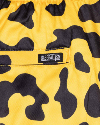Wild Pitch Diamond Air Mesh Shorts - Cheetah - Baseballism Online