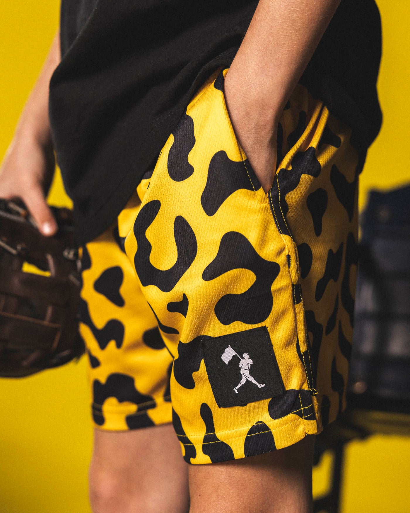 Wild Pitch Diamond Air Mesh Shorts - Cheetah