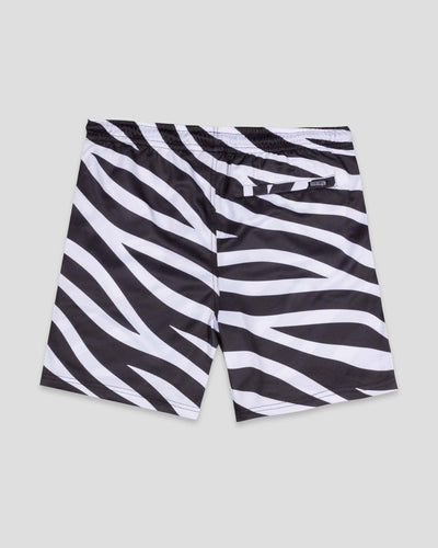 Wild Pitch Diamond Air Mesh Shorts - Zebra - Baseballism Online