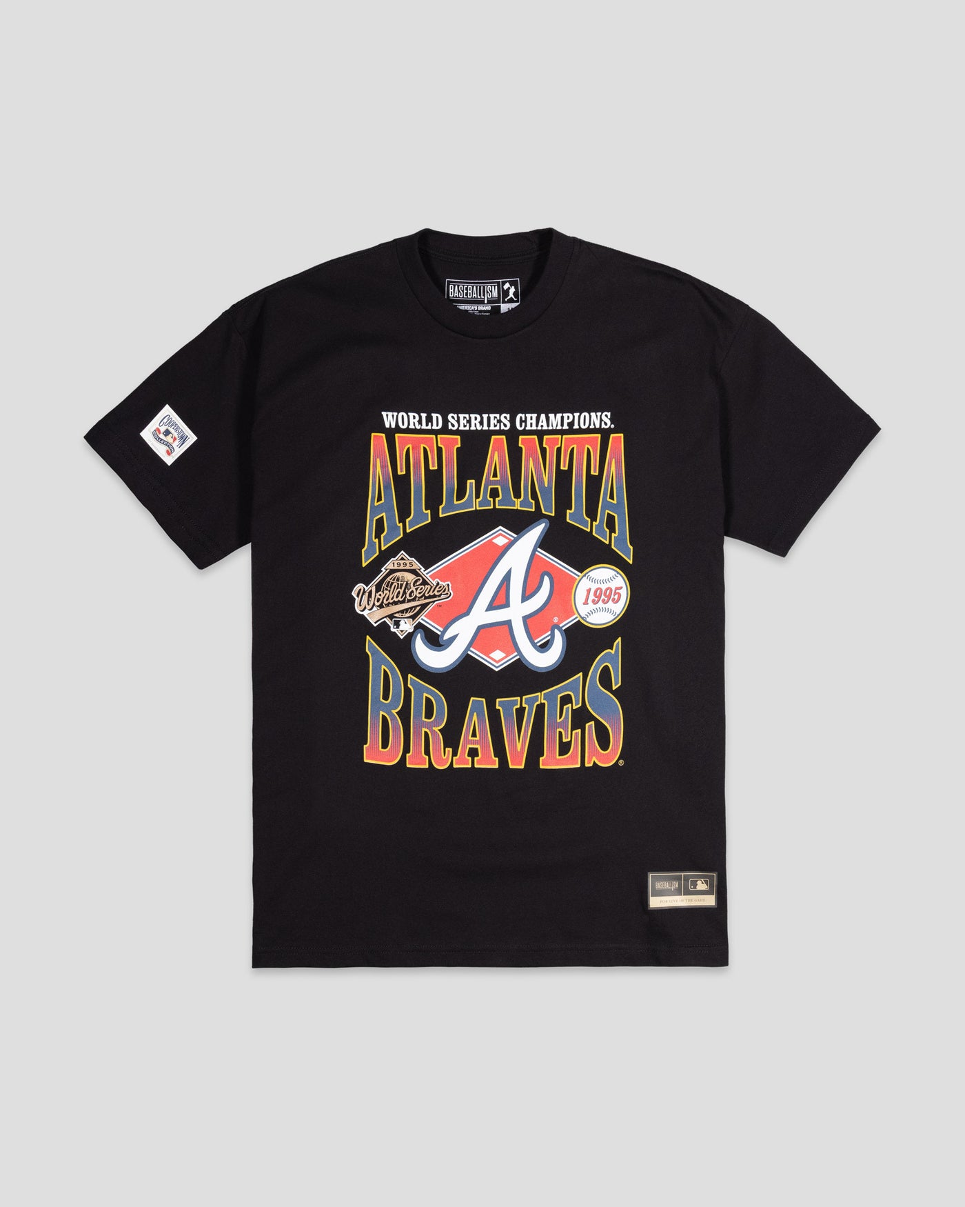 World Series 1995 Relaxed Fit T-Shirt (Black) - Atlanta Braves