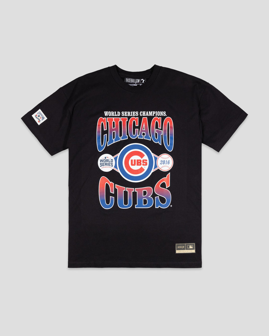 World Series 2016 Relaxed Fit T-Shirt (Black) Chicago Cubs