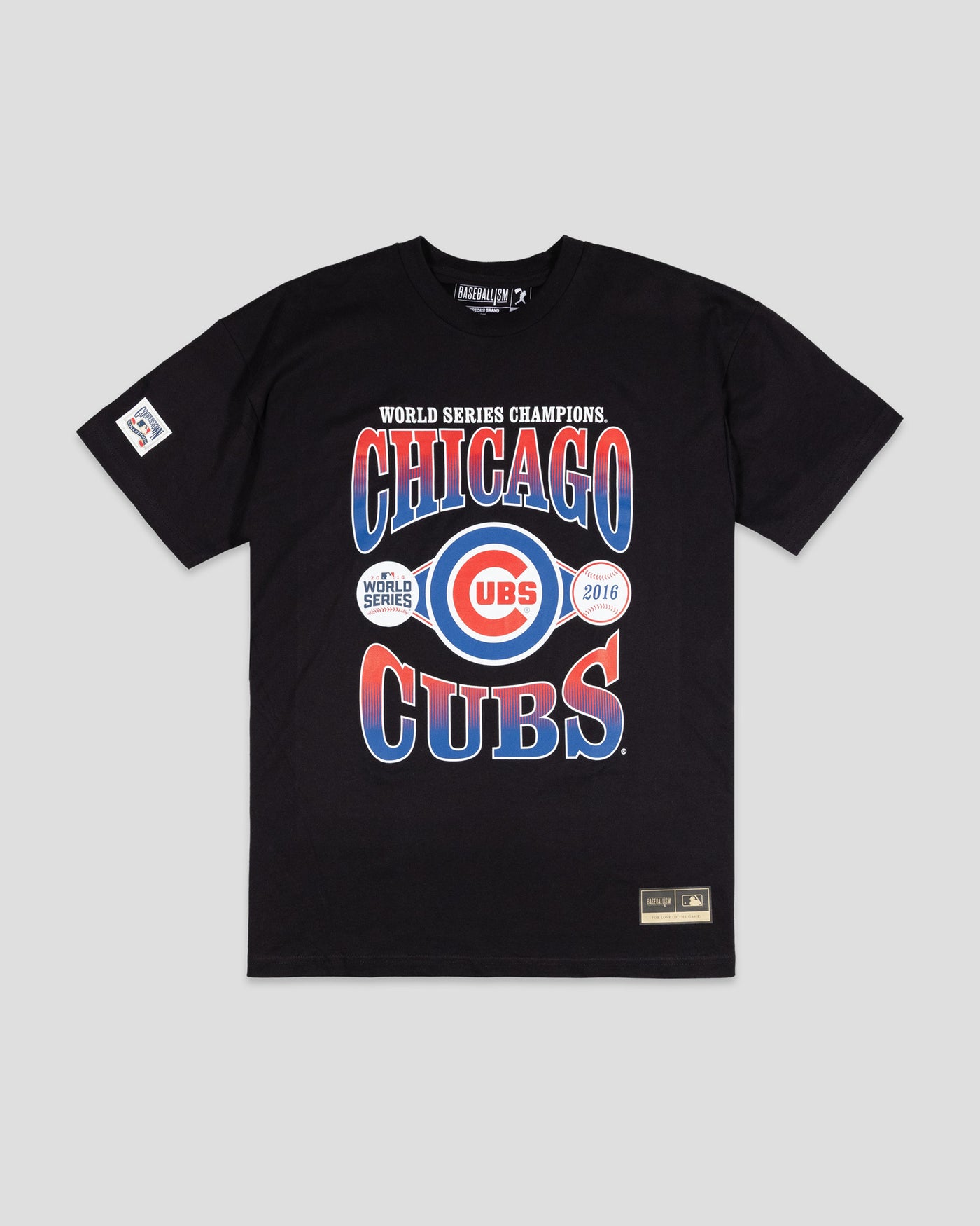World Series 2016 Relaxed Fit T-Shirt (Black) Chicago Cubs