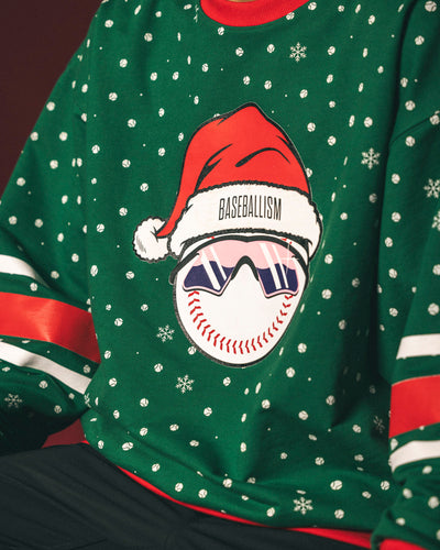 Yuvi Christmas Sweater (Green) - Youth