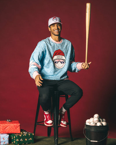 Yuvi Christmas Sweater - Light Blue (Unisex)