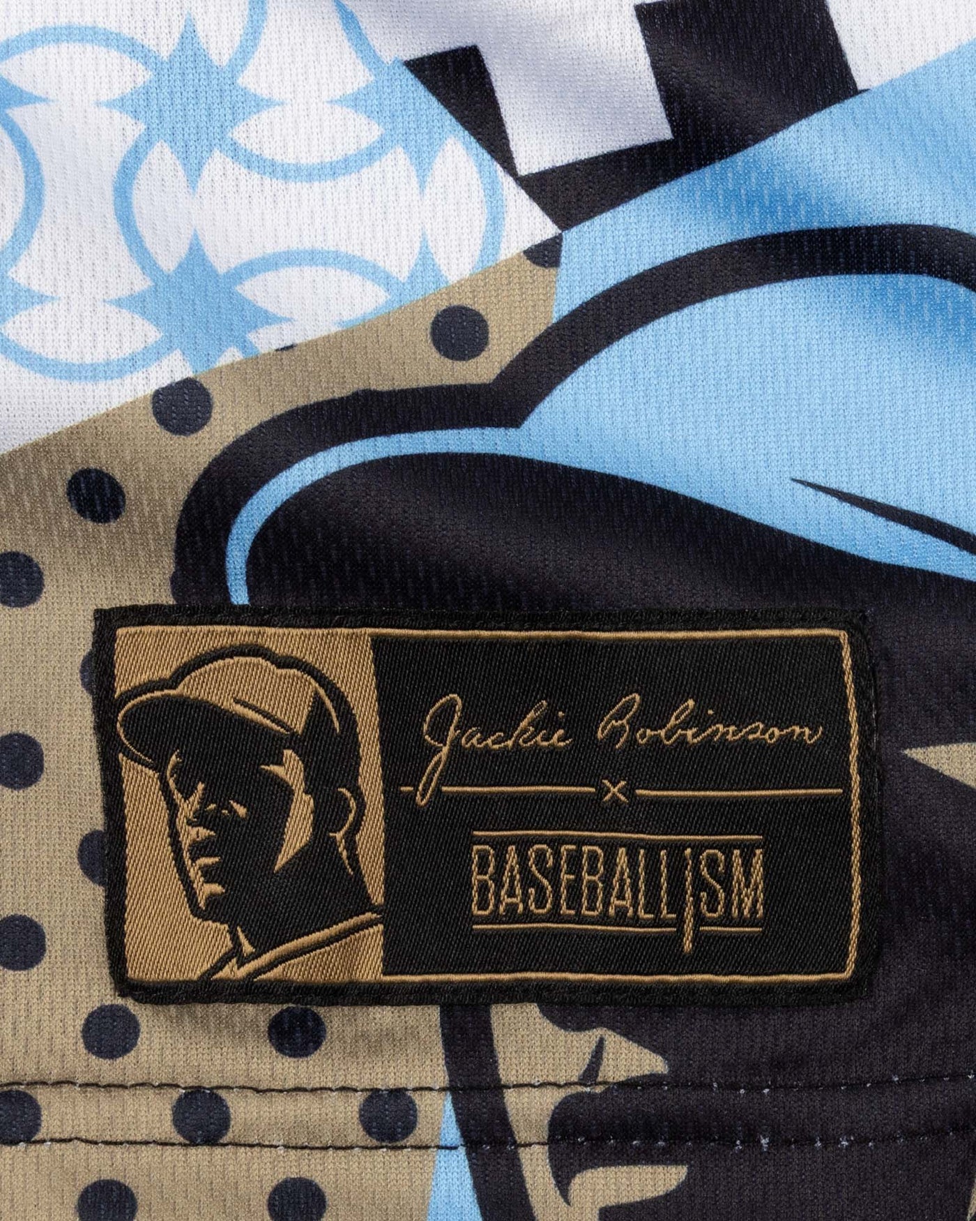 Jackie Robinson Patterned Diamond Air Mesh Shorts - Youth - Baseballism Online