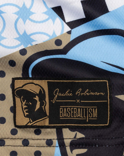 Jackie Robinson Patterned Diamond Air Mesh Shorts - Youth - Baseballism Online