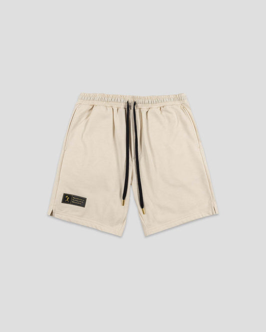 Play Hard Comfort Youth Sweat Shorts - Cream - Baseballism Online