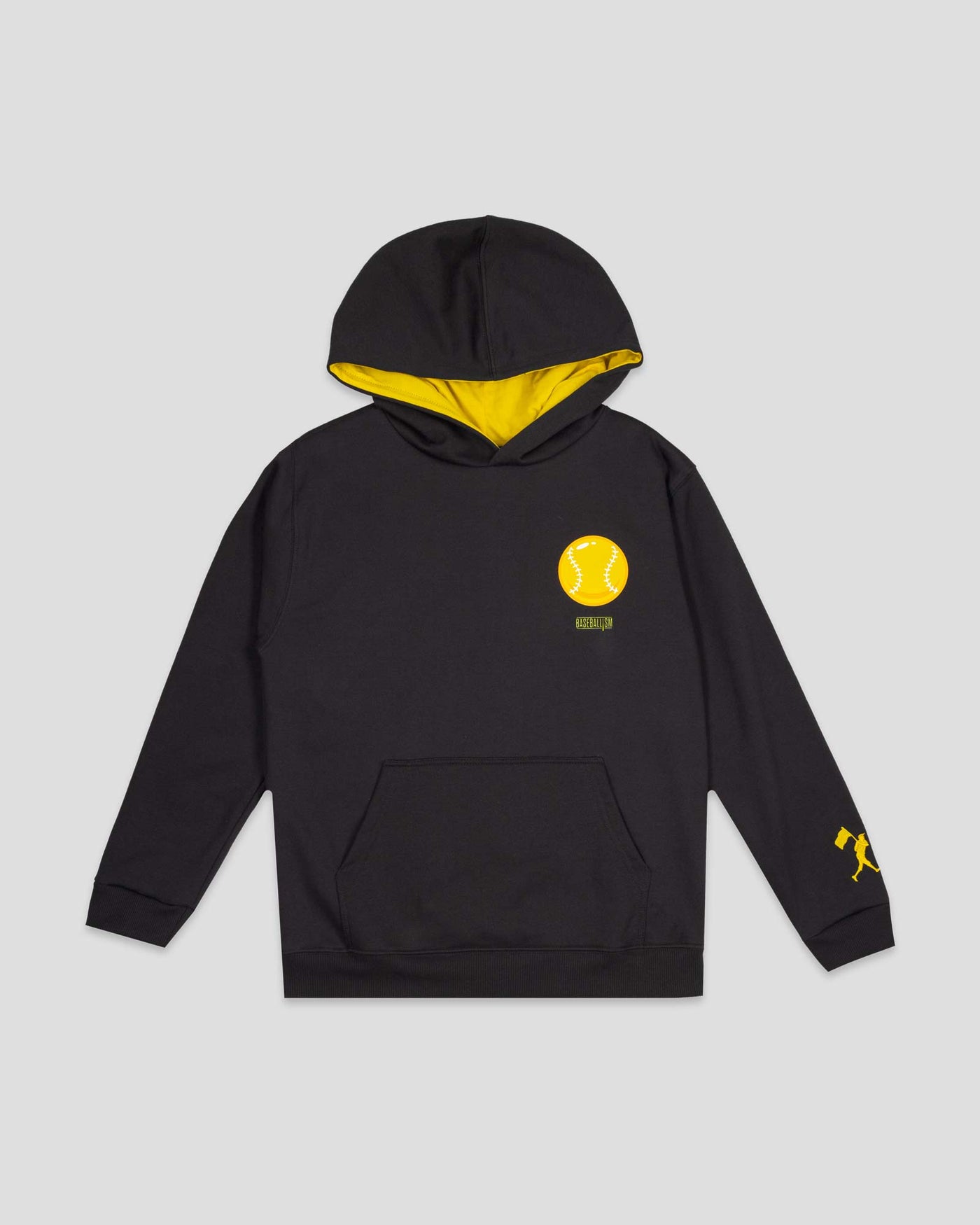 Doubles and Bubbles Hoodie (Banana) - Youth - Baseballism Online