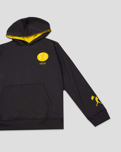 Doubles and Bubbles Hoodie (Banana) - Youth - Baseballism Online