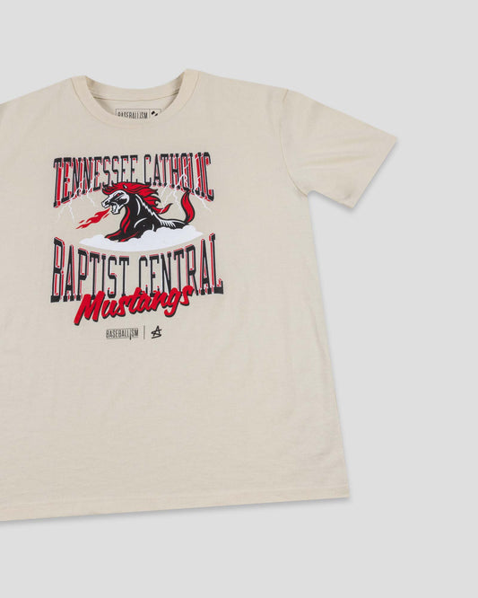 Tennessee Catholic Baptist Central Youth (Cream) - Baseballism x Austin Schultz - Baseballism Online