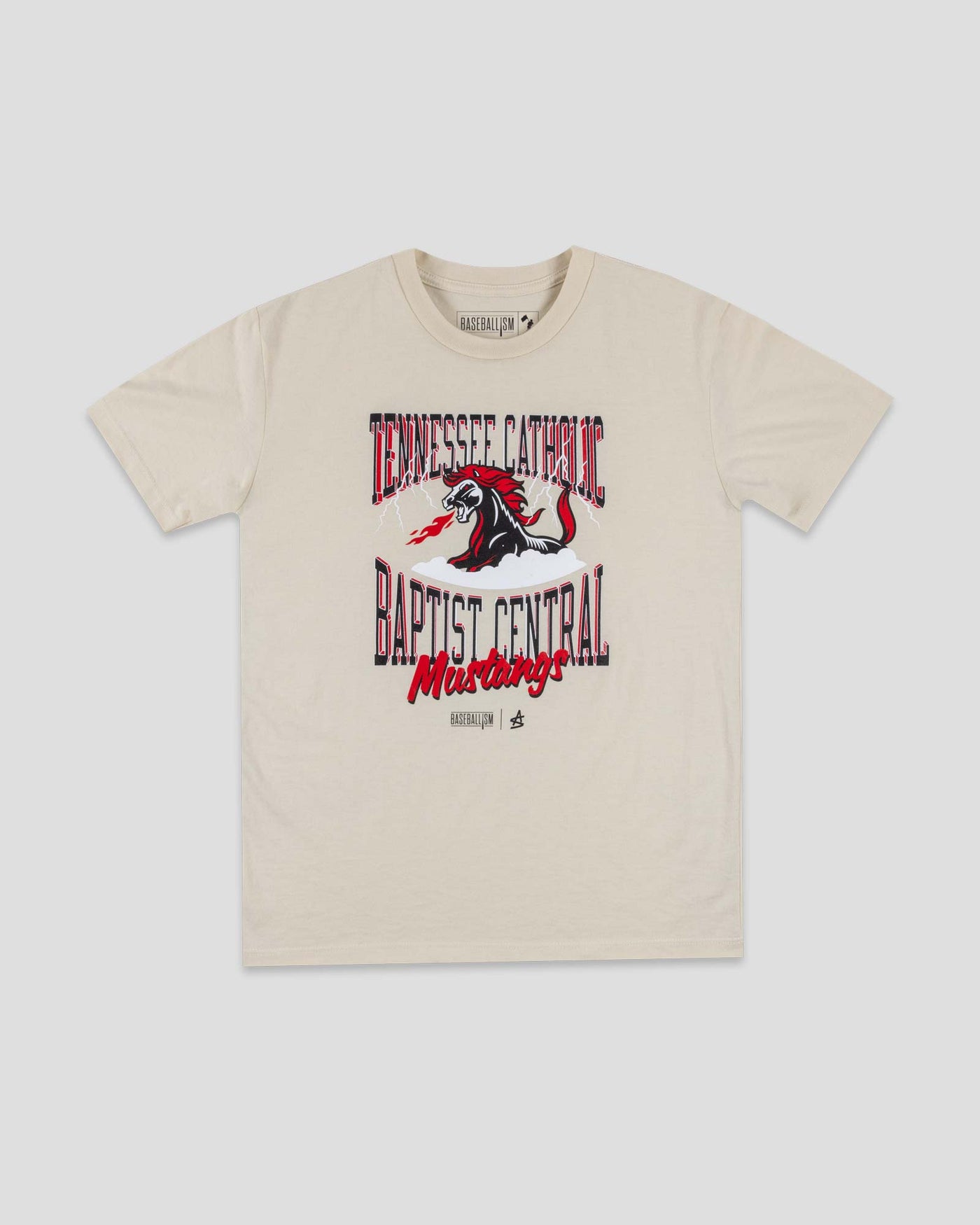 Tennessee Catholic Baptist Central Youth (Cream) - Baseballism x Austin Schultz - Baseballism Online
