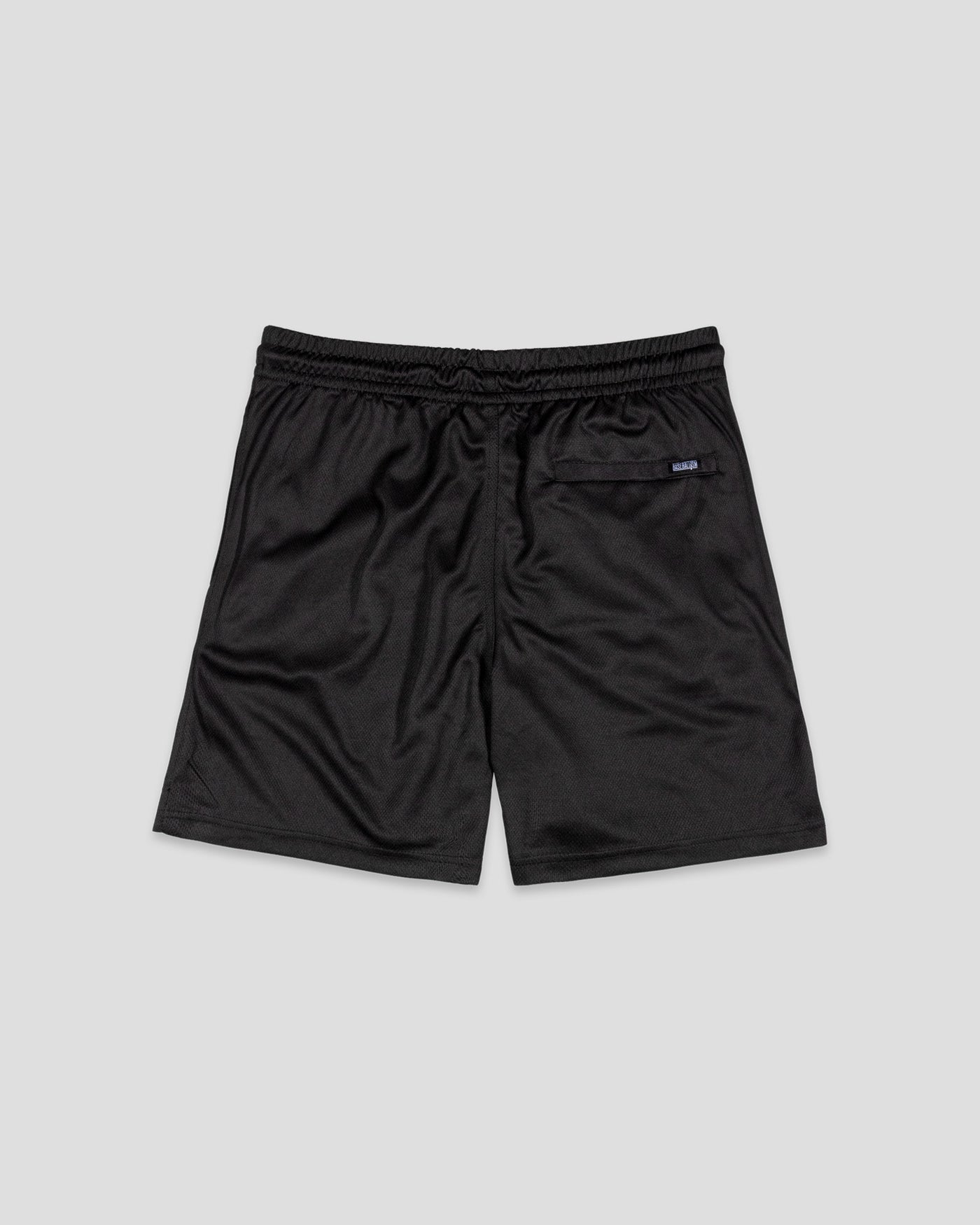 Yuvi Branded Diamond Air Mesh Shorts (Black) - Youth