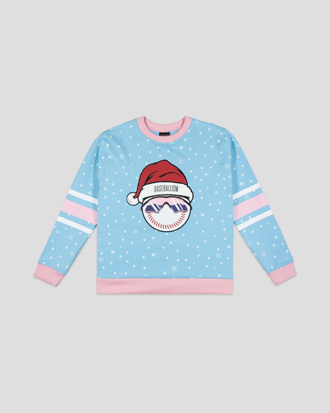 Yuvi Christmas Sweater (Light Blue) - Youth