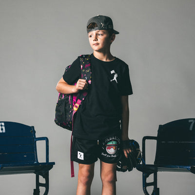 Yuvi Branded T-Shirt (Black) - Youth