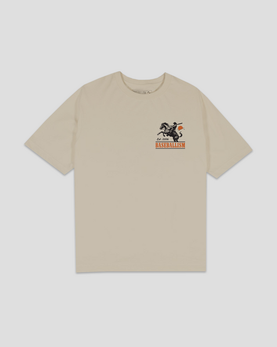 Baseball Y'all Oversized T-Shirt - Stone Dust (PREORDER SHIP