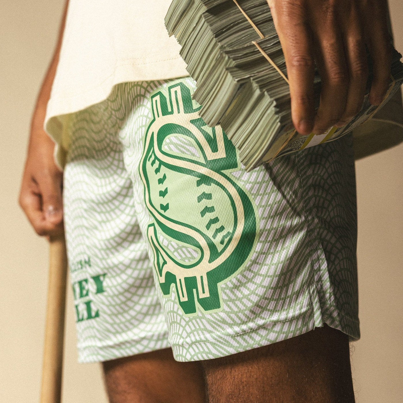 Money Ball Diamond Air Mesh Shorts