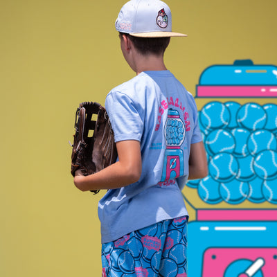 Gumball Factory T-Shirt (Light Blue) - Youth