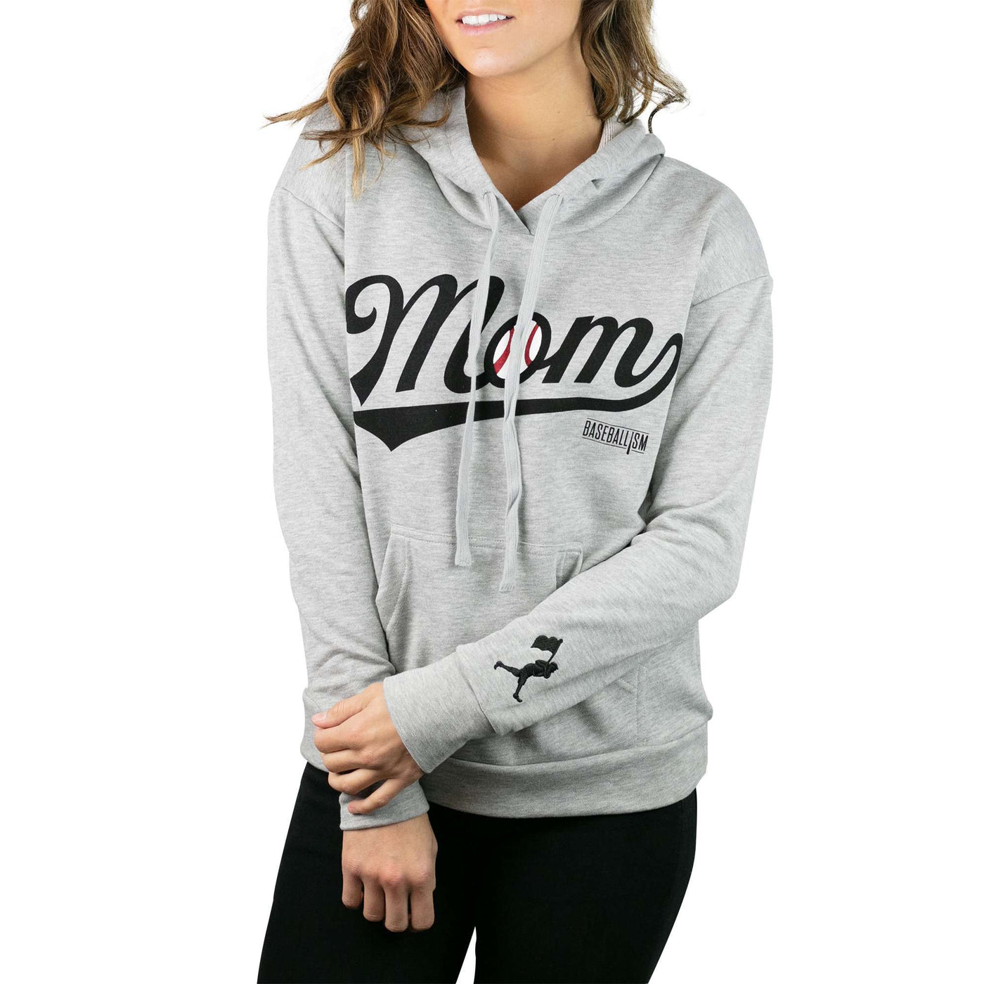 Sudadera con capucha para mujer Baseball Mom