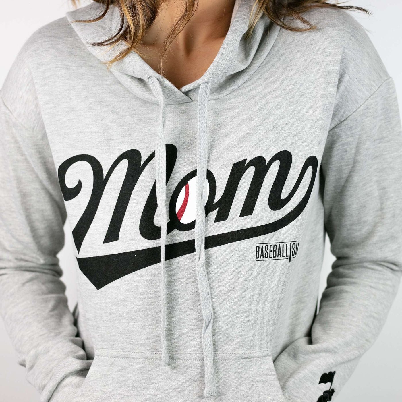 Sudadera con capucha para mujer Baseball Mom
