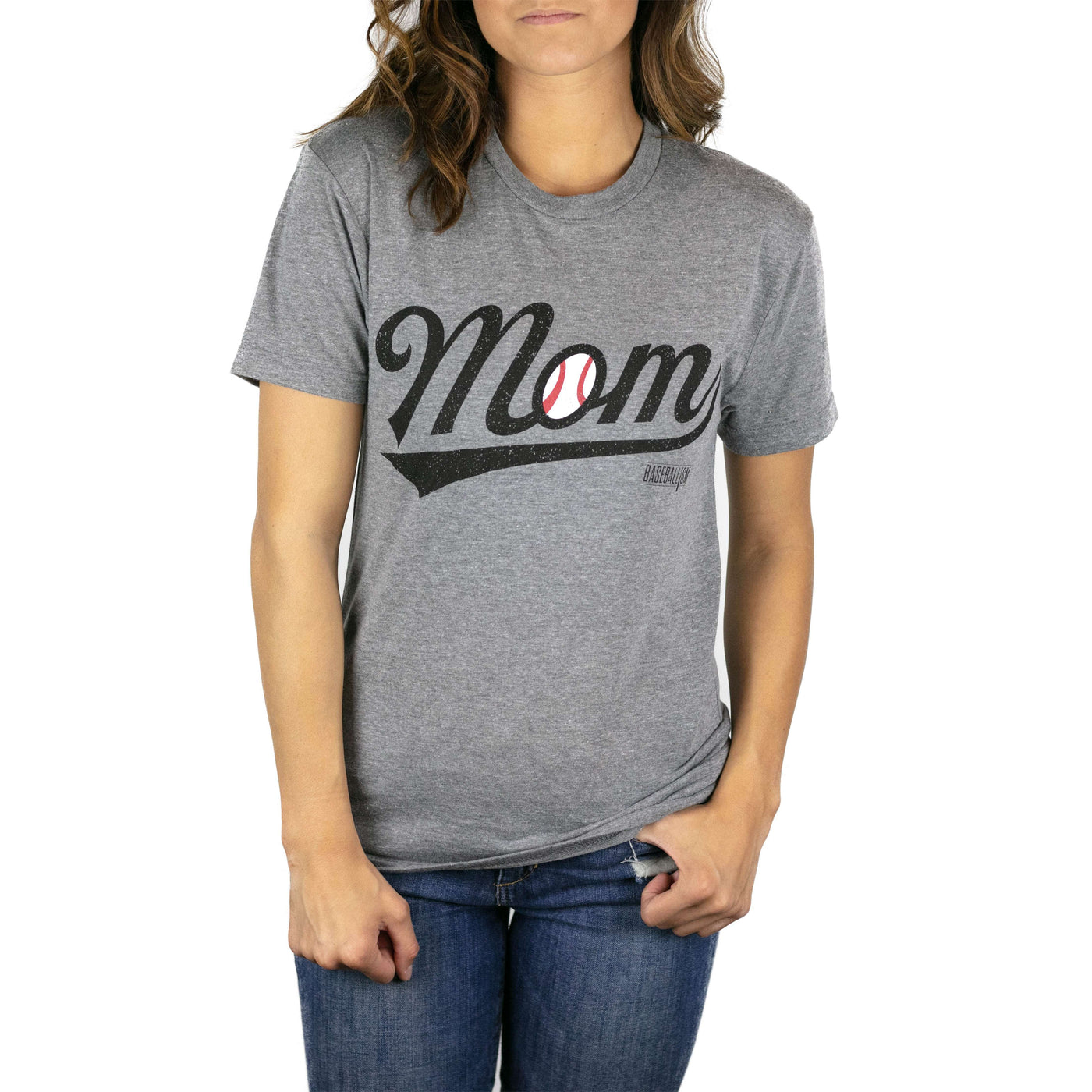 Mamá de béisbol - Camiseta de calentamiento