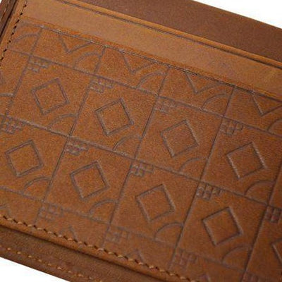 Flag Man Scorebook Bifold Wallet - Glove Leather - Baseballism Online