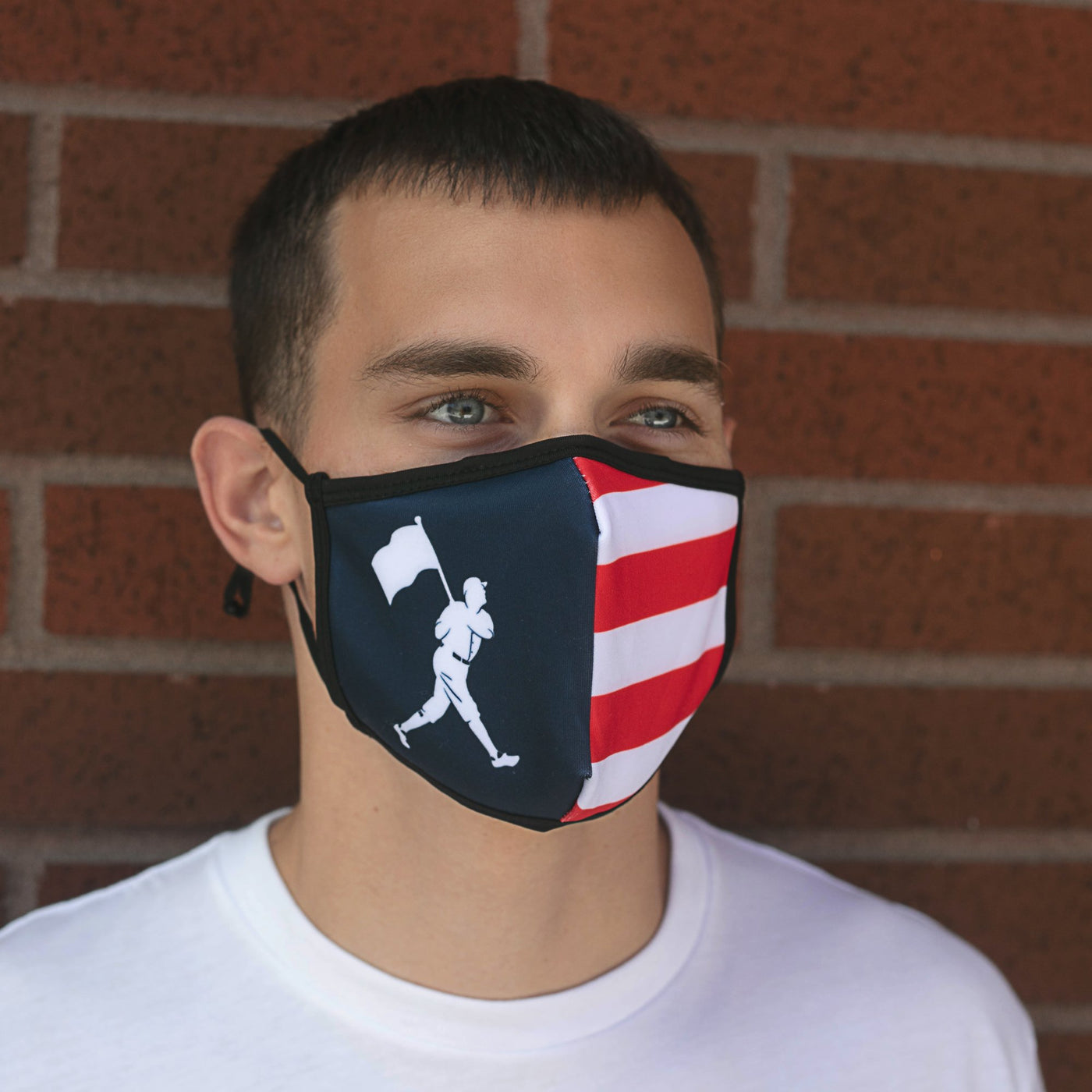 Pack de 2 máscaras de hombre con bandera - Unisex
