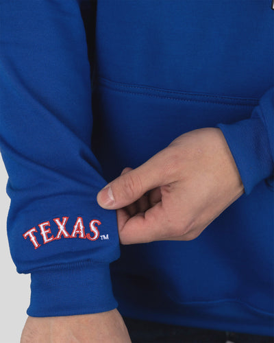 Sudadera con capucha Outfield Fence - Texas Rangers