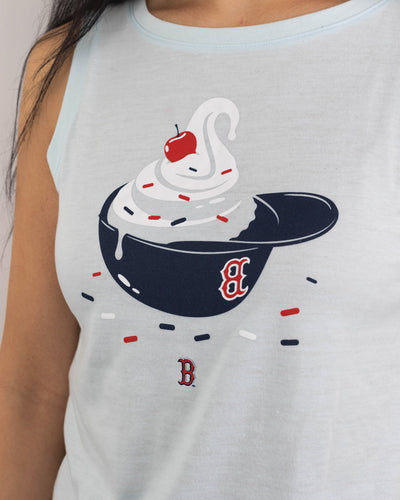 Sundae Helmet Annie Tank - Boston Red Sox