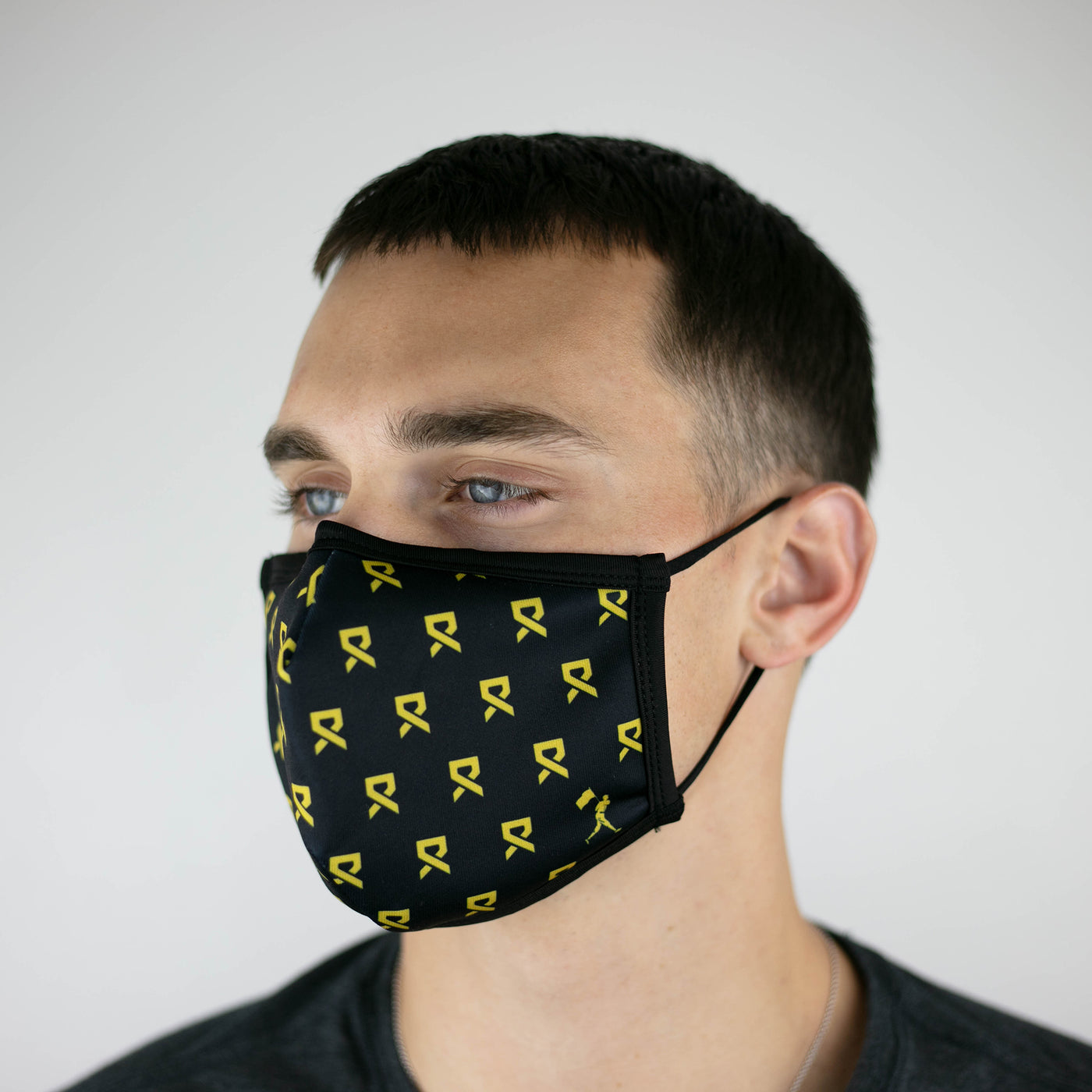ラリーリボンゴールドファッションマスク - ユニセックス