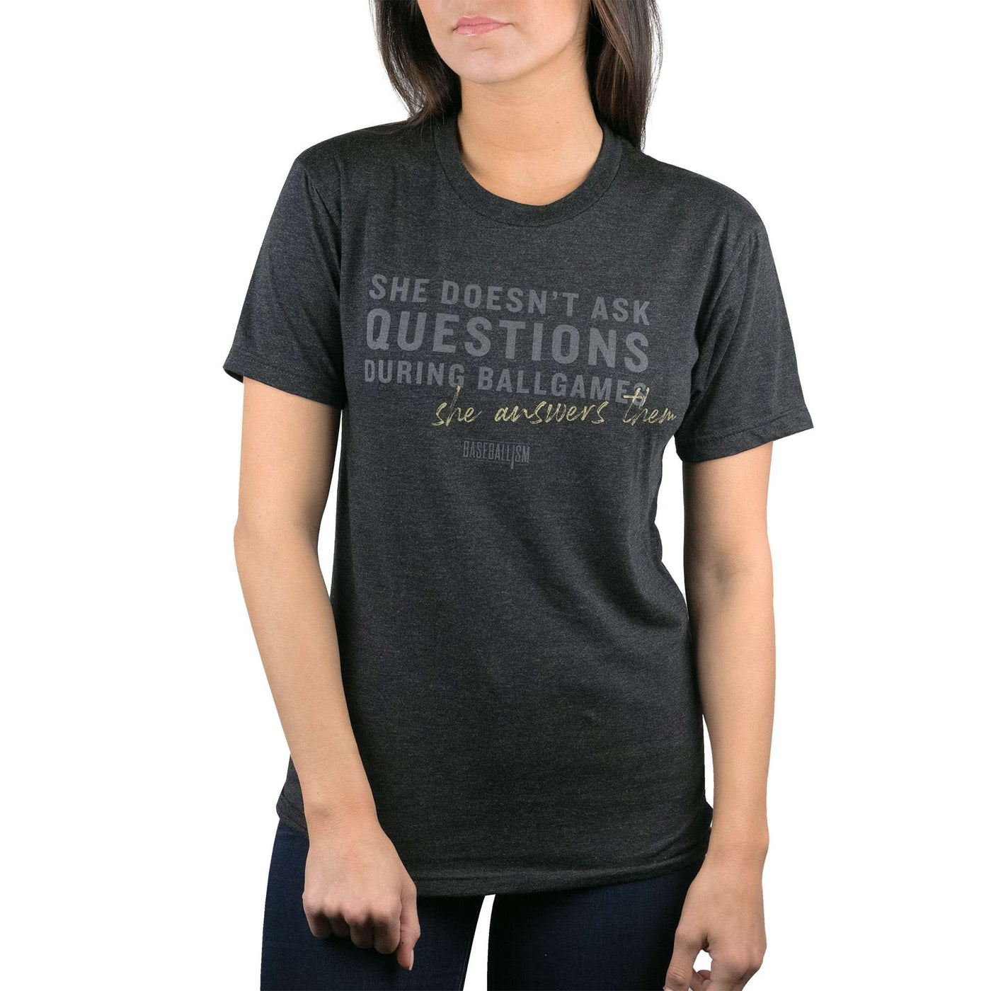 She Answers Them - Warm-up Tee